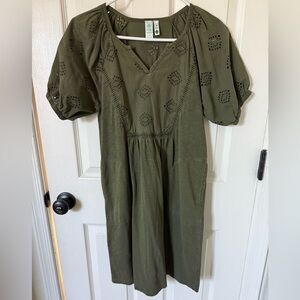 Aventura Olive Dress